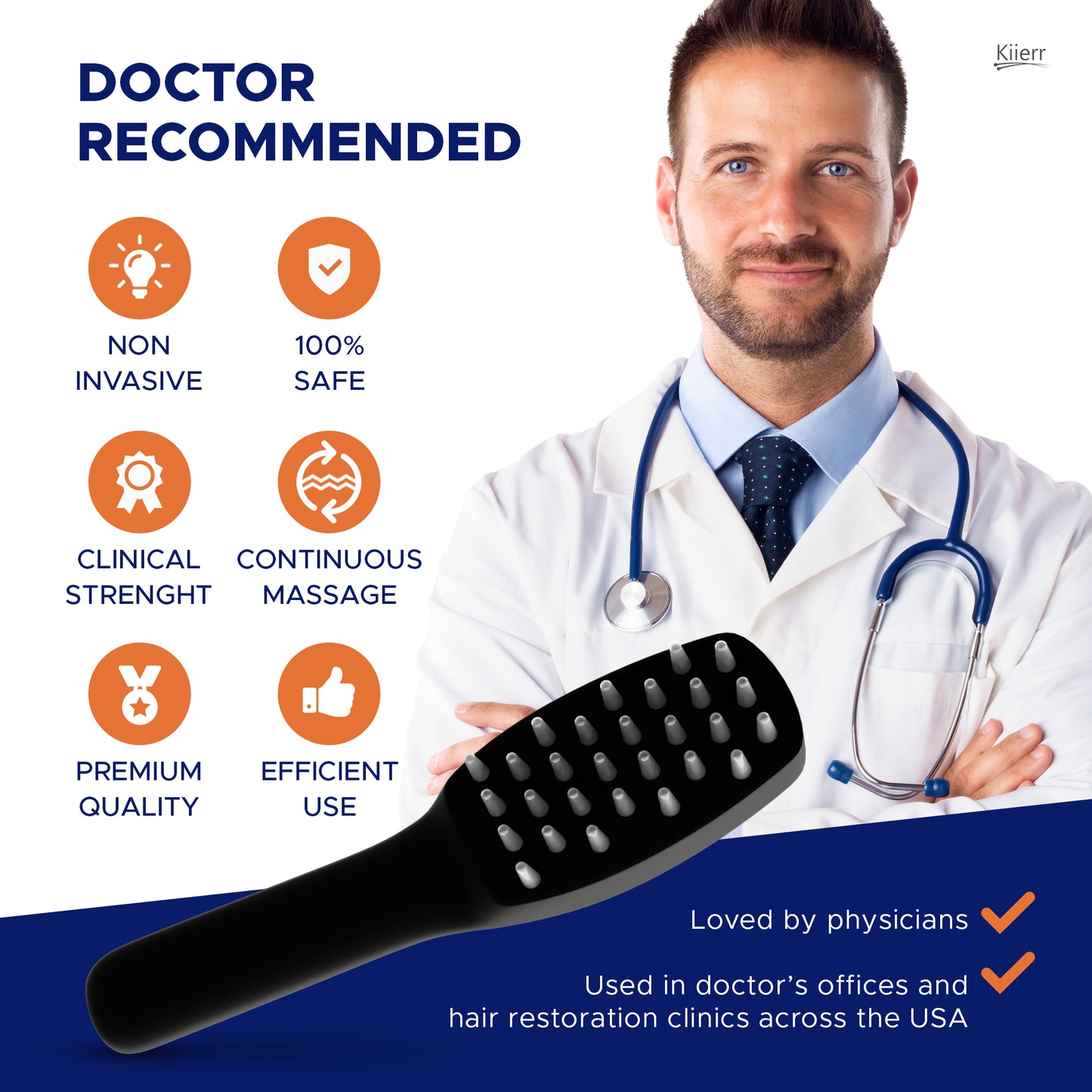 Kiierr Restore: 4-in-1 Advanced Hair Growth Comb