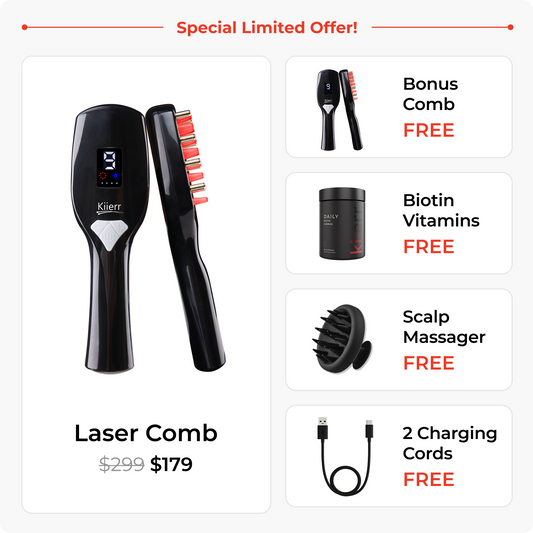 Kiierr Restore: 4-in-1 Advanced Hair Growth Comb
